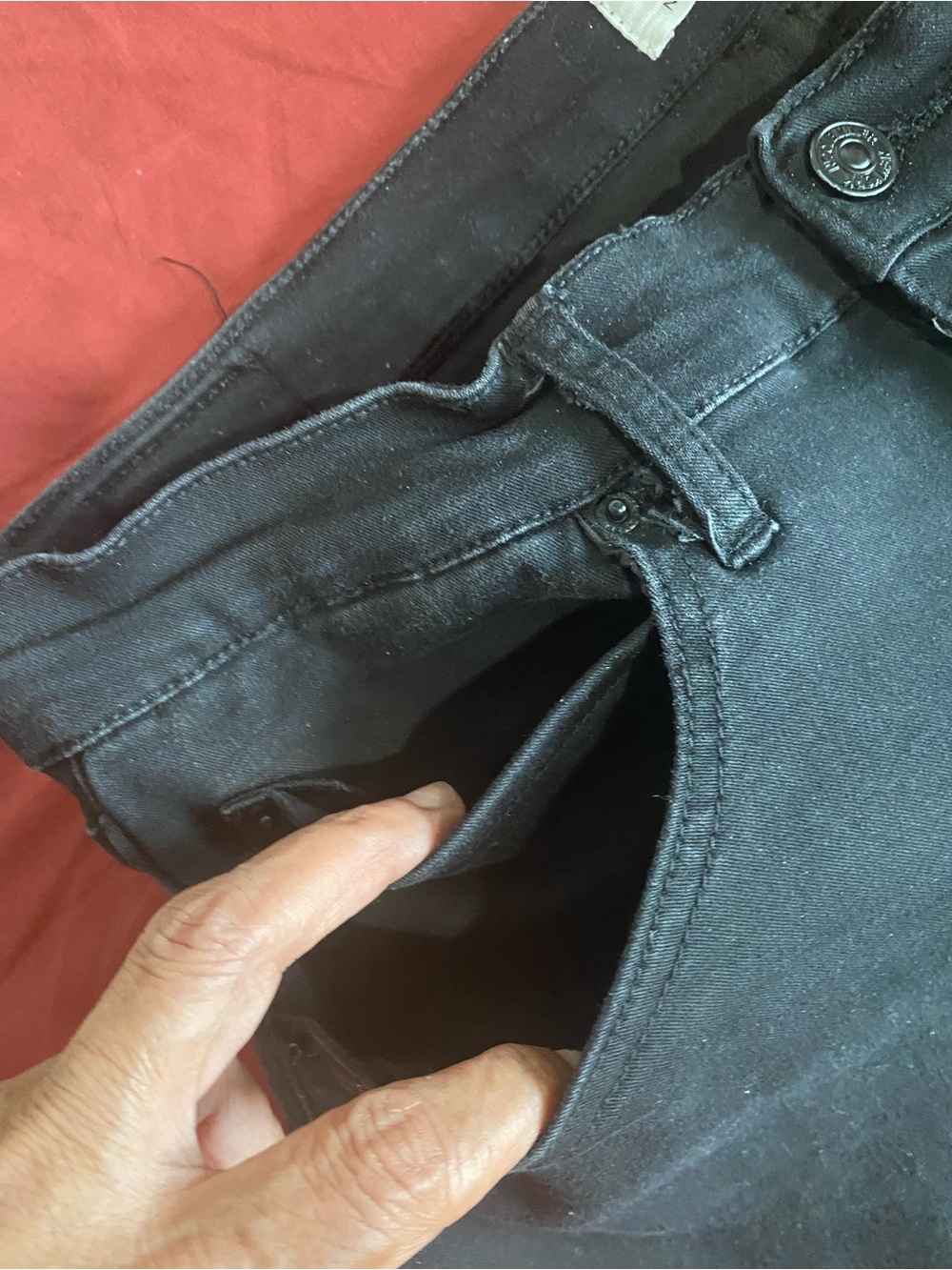 Nicole Miller Black Skinny Jeans - Classic Slim Fit - Picture 3 of 14